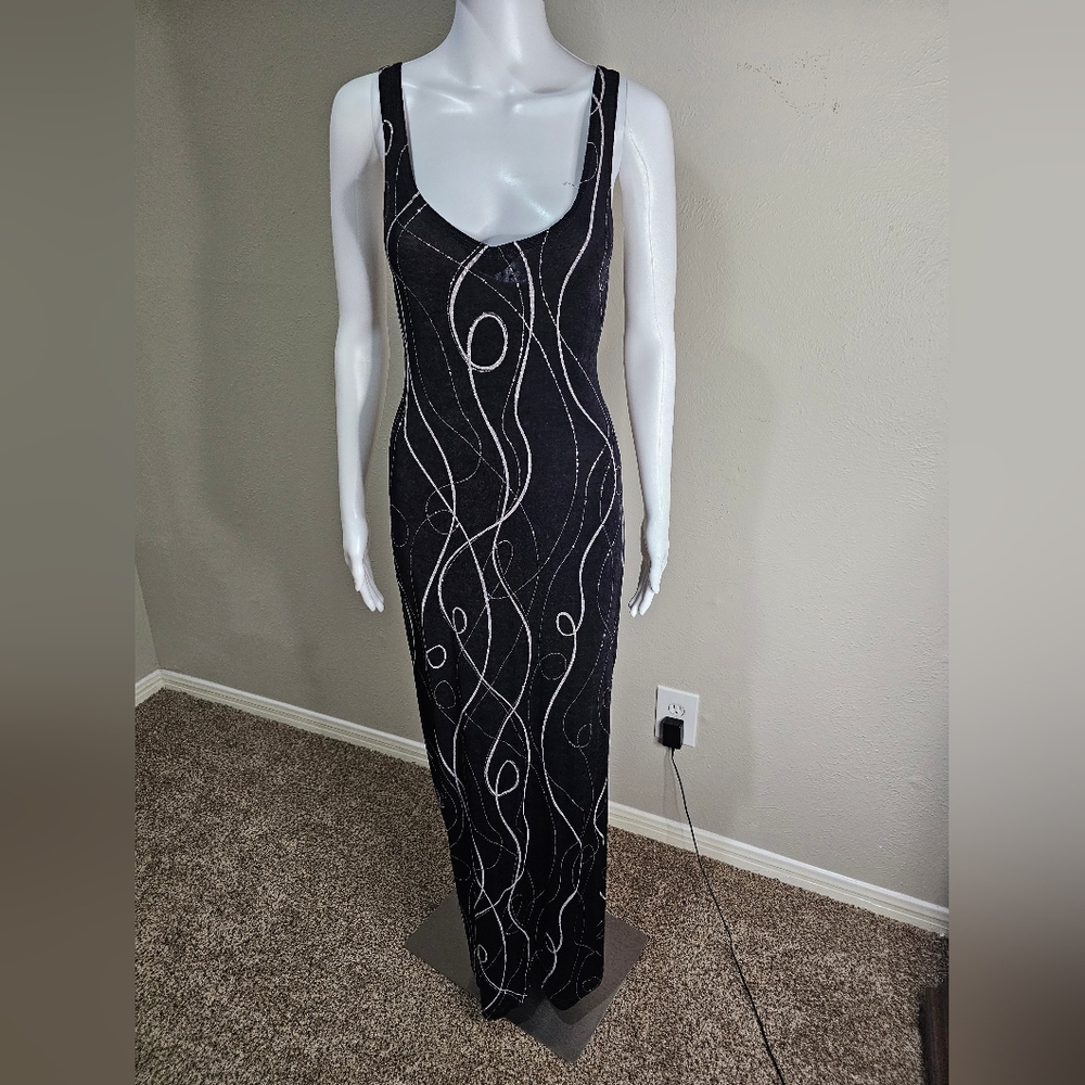 All That Jazz black and silver prom or new years dress. Size small to medium